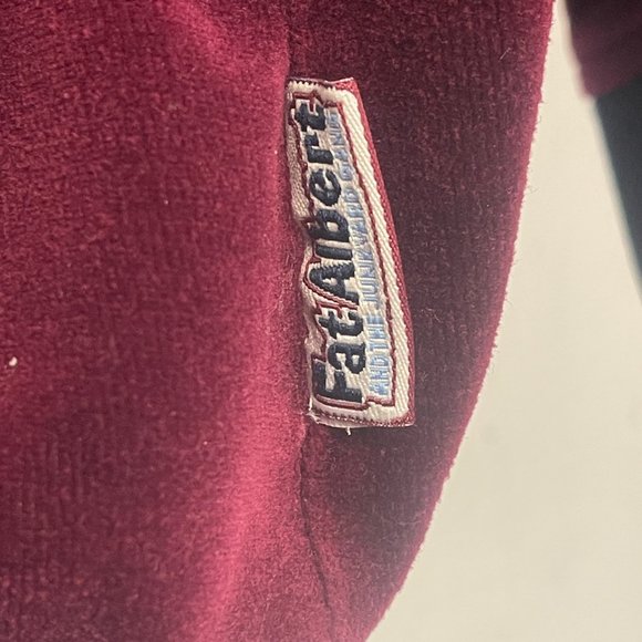 Fat Albert and the Junkyard Gang Velour Jacket FUBU Size S (8/10) pockets - I906 - Picture 7 of 9
